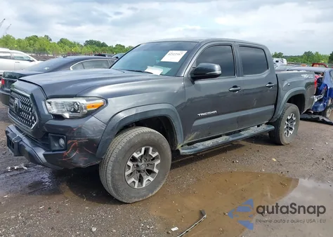 2018 Toyota Tacoma Dbl Cab/Sr/Trdspt/Or/Pro z USA, uszkodzony, nr VIN 3TMCZ5AN1JM178654